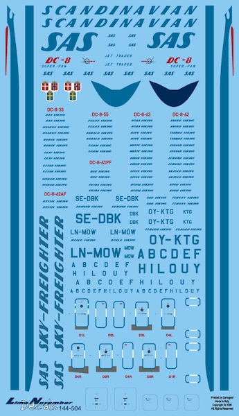 Douglas DC8 (SAS OC)  LN144-504