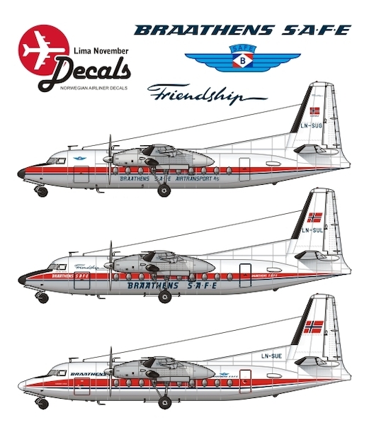 Fokker F27 Friendship (Braathens SAFE)  LN144-526 