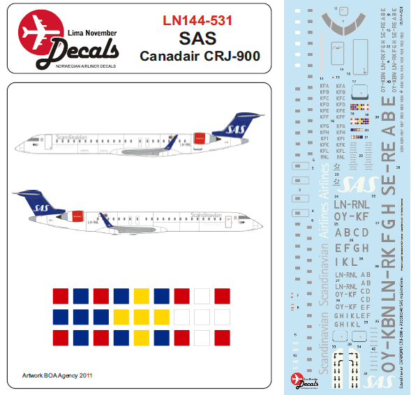 Canadair CRJ900 (SAS) ln144-531