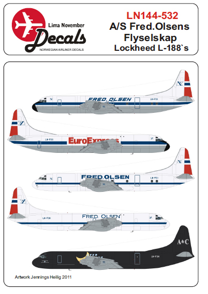 Lockheed L188 Electra (Fred Olsen)  ln144-532