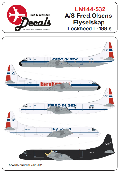 Lockheed L188 Electra (Fred Olsen) ln144-532