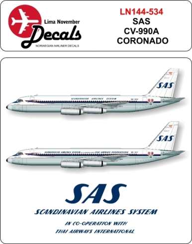 Convair CV-990A Coronado ln144-534