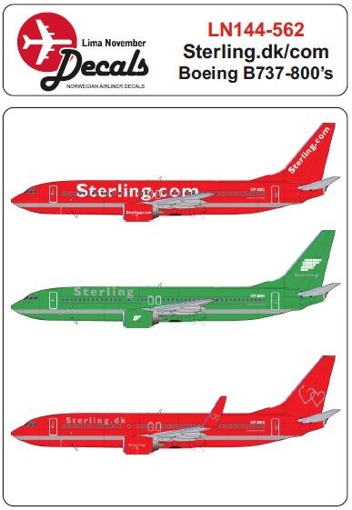 Boeing 737-800 (Sterling.dk/com)  LN144-562