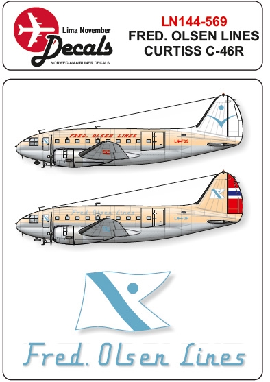 Curtiss C46 Commando (Fred OIsen)  LN144-569