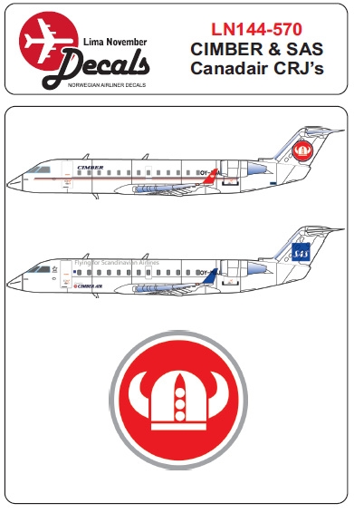 Canadair CRJ200 (Cimber, SAS)  LN144-570