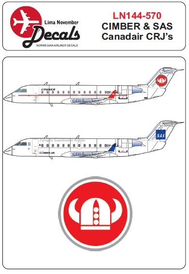 Canadair CRJ200 (Cimber, SAS) LN144-570