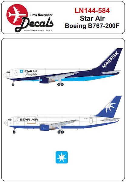 Boeing 767-200F (Star Air old and new scheme)  LN144-584