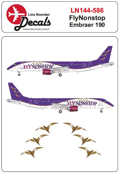 Embraer EMB190 (Flynonstop PH-FNS) LN144-586