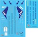 Boeing 737-800 SAS LN-RPM second Eurobonus cs  (Zvezda and Revell kits)  LN144-590
