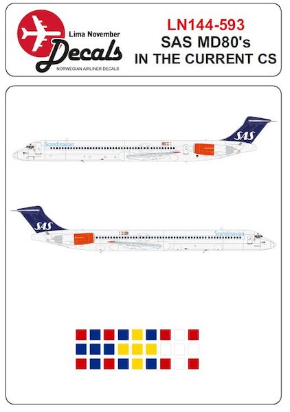 McDonnell Douglas MD81/82/83 (SAS in the current scheme)  LN144-593