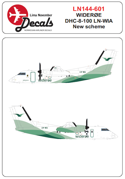 DHC8-100 (Wideroe LN-WIA New Scheme) LN144-601