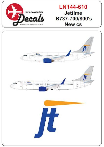 Boeing 737-700/800 (Jettime new cs)  LN144-610