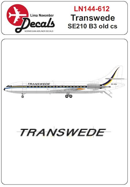 SE210 Caravelle 10B3 (Transwede old cs) LN144-612