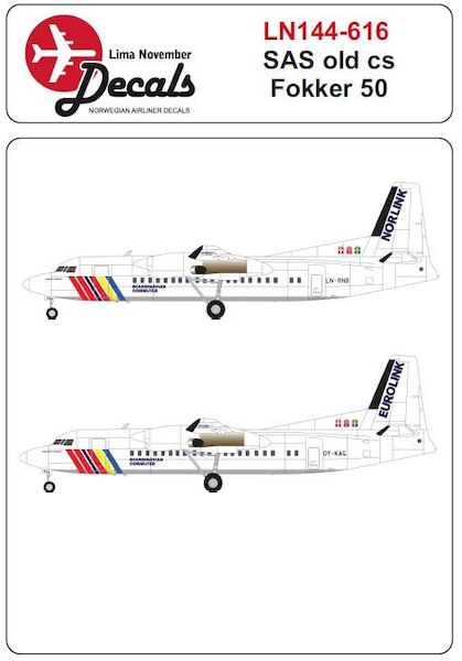 Fokker 50 (SAS old cs)  LN144-616