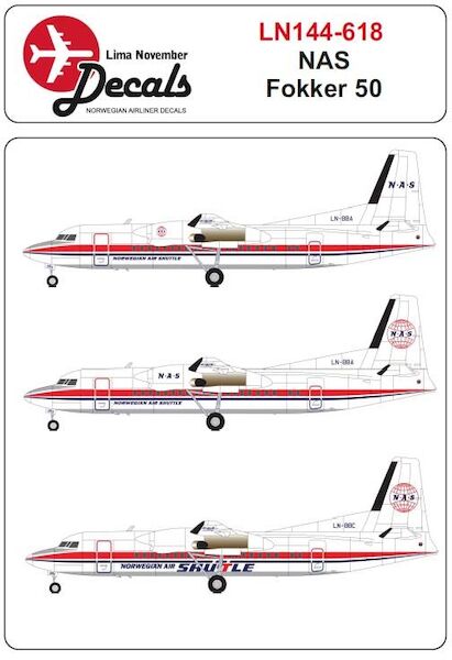 Fokker 50 (Norwegian Air Shuttle) LN144-618