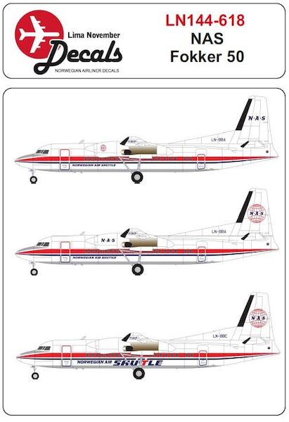 Fokker 50 (Norwegian Air Shuttle)  LN144-618