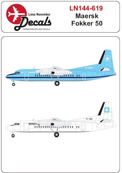 Fokker 50 (Maersk)  LN144-619