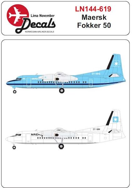 Fokker 50 (Maersk) LN144-619