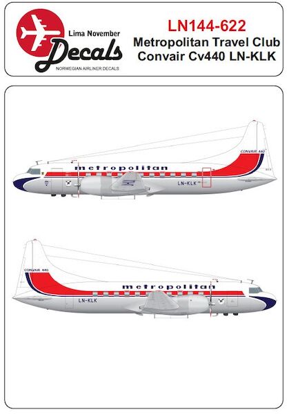 Convair CV440 (Metropolitan Travel Club)  LN144-622