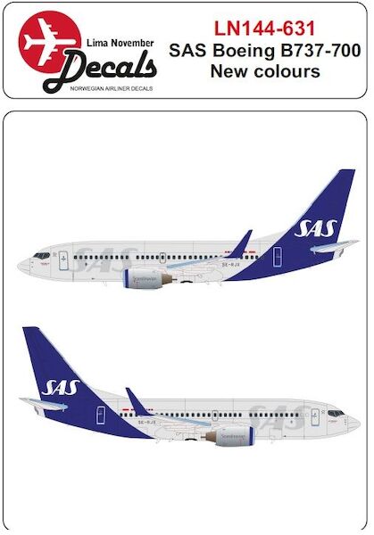 Boeing B737-700  (SAS New colours)  LN144-631