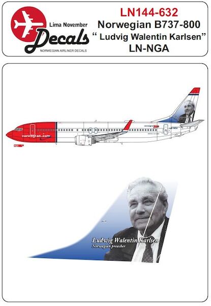 Boeing B737-800 (Norwegian LN-NGA) LN144-632