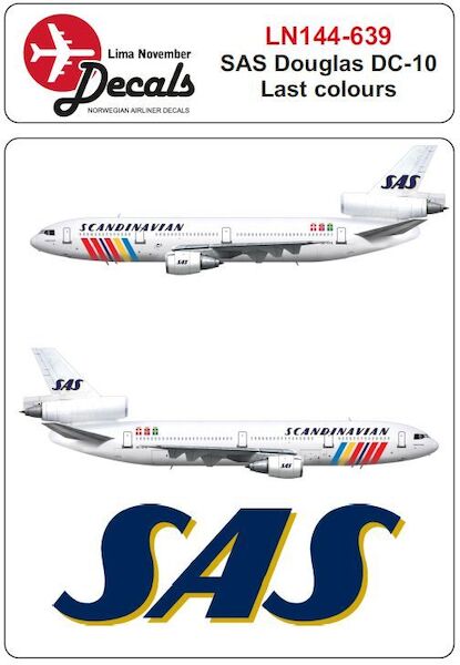 Douglas DC10 Rainbow cs (SAS) LN144-639