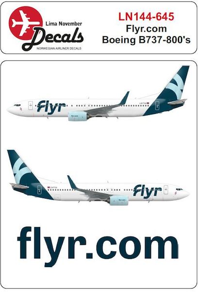 Boeing B737-800 (Flyr.com) LN144-645