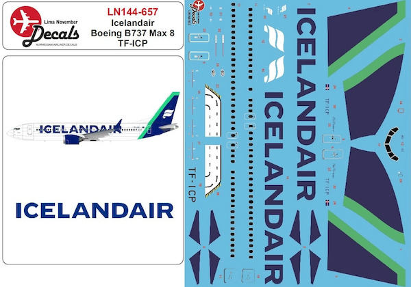 Boeing 737-Max 8 (Icelandair TF-ICP) LN144-657