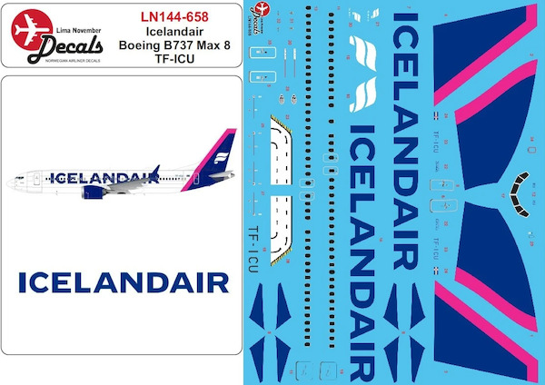 Boeing 737-Max 8 (Icelandair TF-ICU)  LN144-658