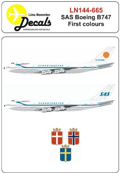 Boeing 747-200 (SAS in the first cs) LN144-665
