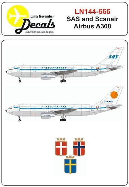 Airbus A300 (SAS in the first cs)  LN144-666