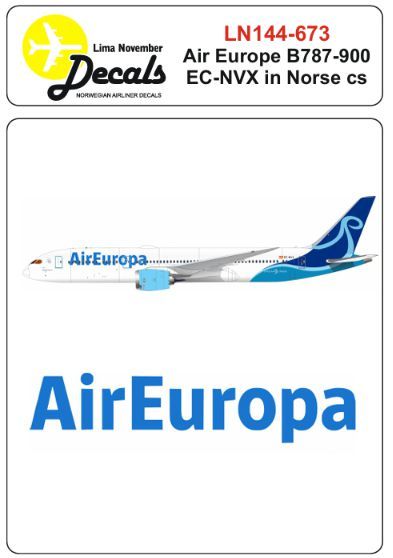 Boeing B787-900 (Air Europe in Norse CS)  LN144-673