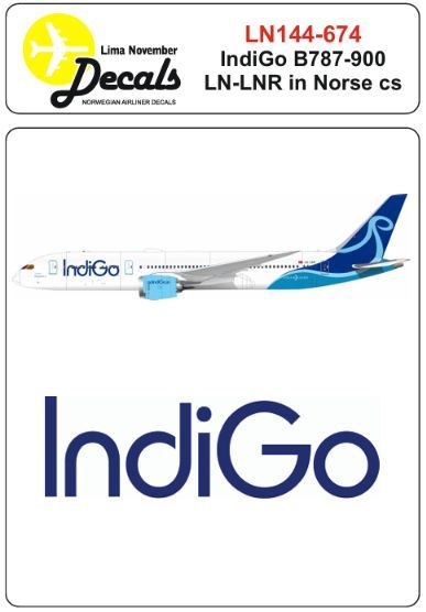 Boeing 787-900 (Indingo  in Norse CS)  LN144-674