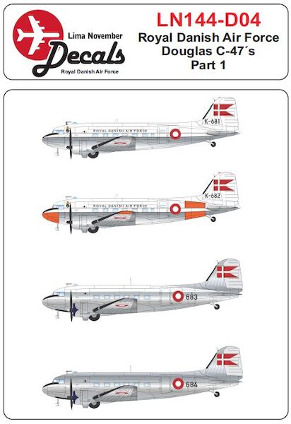 Royal Danish AF C47 Dakota part 1 LN144-D04