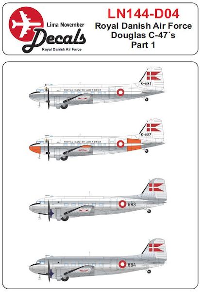 Royal Danish AF C47 Dakota  part 1  LN144-D04