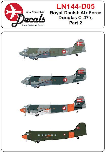 Royal Danish AF C47 Dakota part 2 LN144-D05