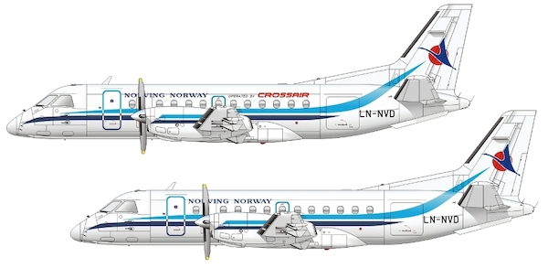 Saab 340A (Norving) ln144-LE02