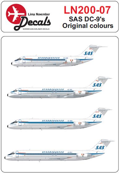 Douglas DC9 (SAS dragon livery) LN200-007