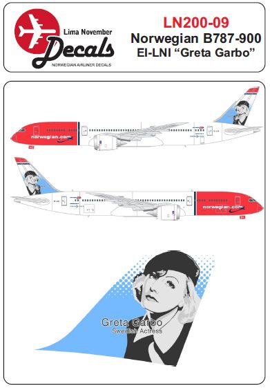 Boeing 787-900 "Greta Garbo - Norwegian" LN200-009