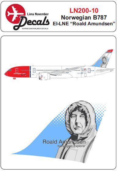 Boeing 787-800 "Roald Amundsen EI-LNE - Norwegian" (Zvezda) LN200-010