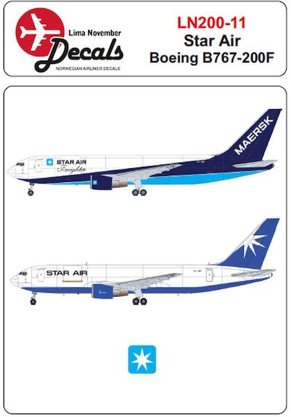 Boeing 767-200F (Star Air old and new scheme) LN200-011