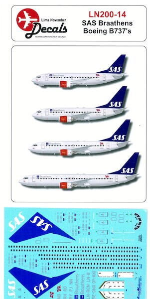 Boeing 737 (SAS - Braathens)  LN200-014