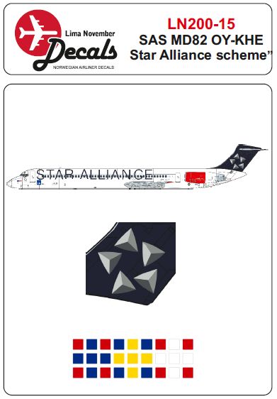 McDonnell MD80 (SAS Star Alliance)  LN200-015