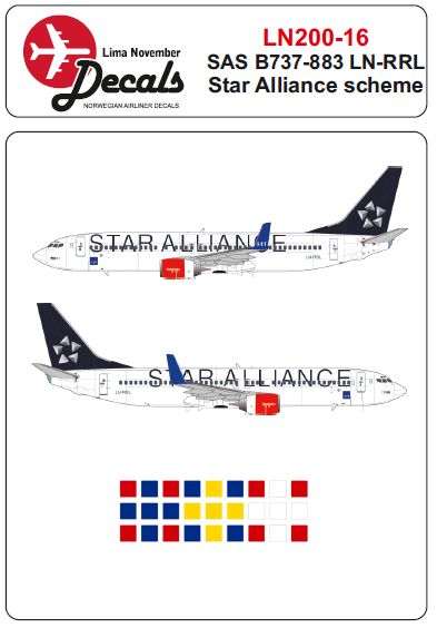 Boeing 737-800 (SAS Star Alliance) LN200-016