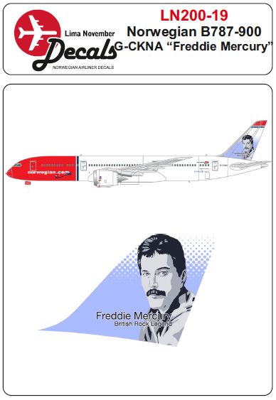 Boeing 737-900 (Norwegian G-CKNA "Freddie Mercury") LN200-019