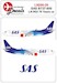 Boeing 737-800 LN-RGI SAS 70 years cs (Hasegawa) LN200-020