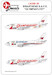 Boeing 737-500 (Braathens SAFE Olympia colours) (Hasegawa) LN200-030