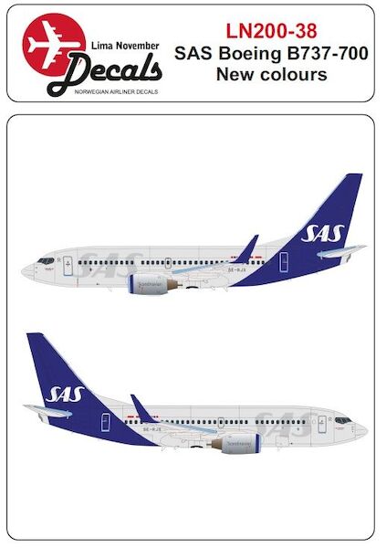Boeing B737-700 (SAS New colours)  LN200-038