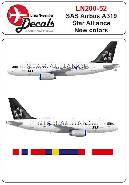 Airbus A319 (SAS new Star Alliance scheme) LN200-052