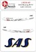 Boeing B747 (SAS Last (Rainbow) cs) LN200-40